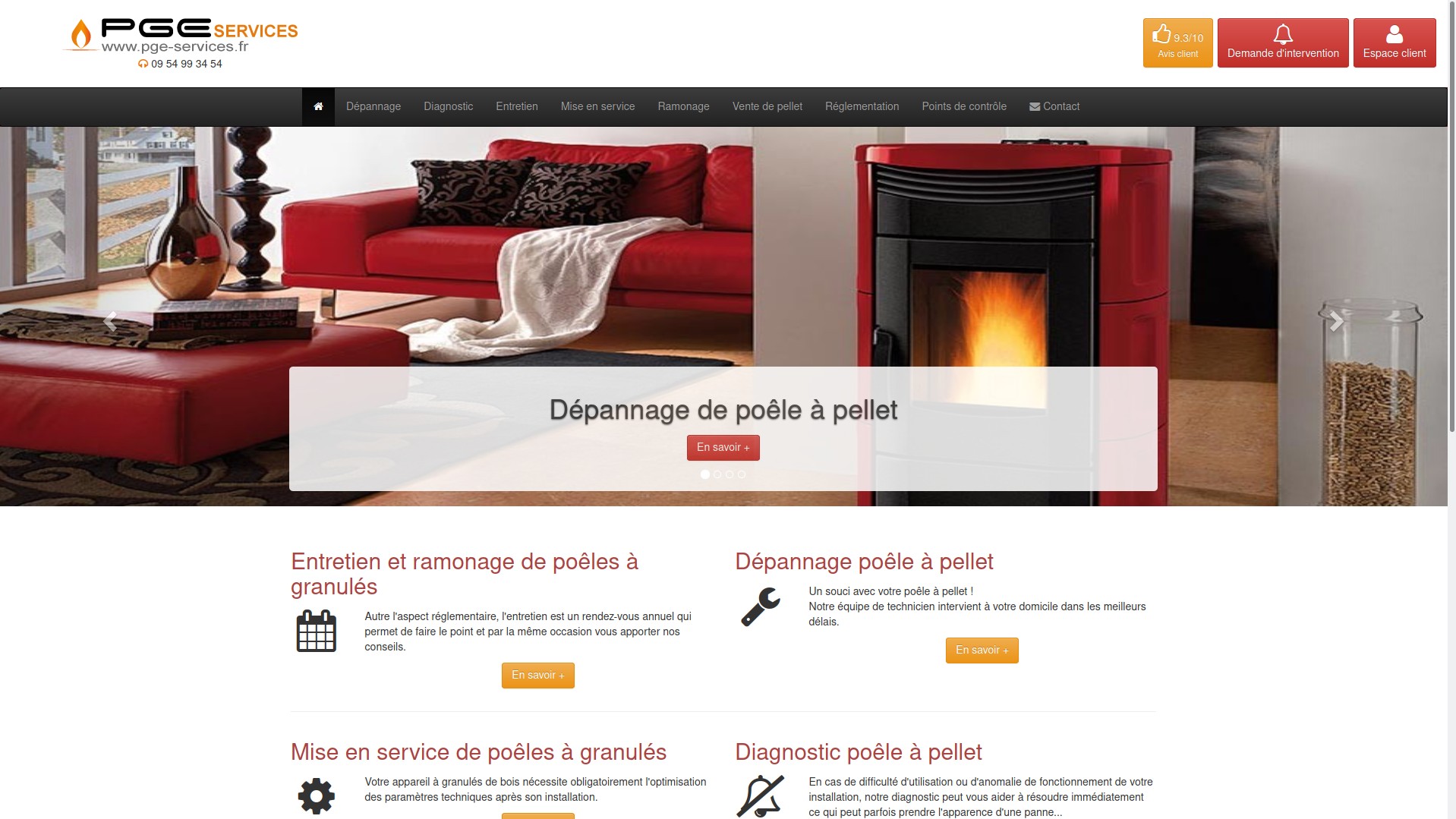 Dépannage pôele à pellet
